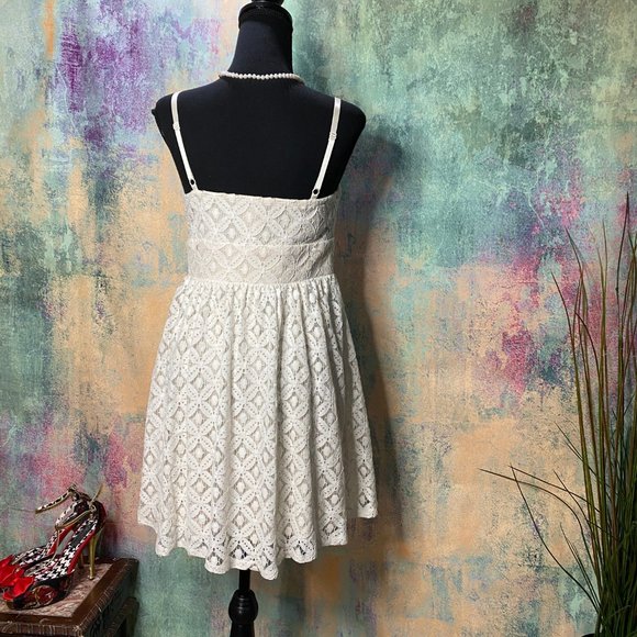 📌Three Pink Heart Romantic Lace Dress - Picture 2 of 8